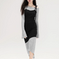 Asymmetrical Knit Dress EPU0003