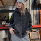 Washed Loose Zip Hoodie CYE0040