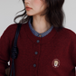 Round Neck Long Sleeve Knit Cardigan VAS0139