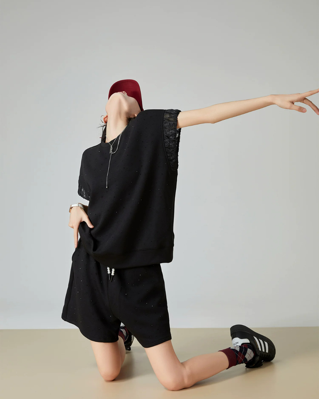 French Sleeve Top / Short Pants FER0241