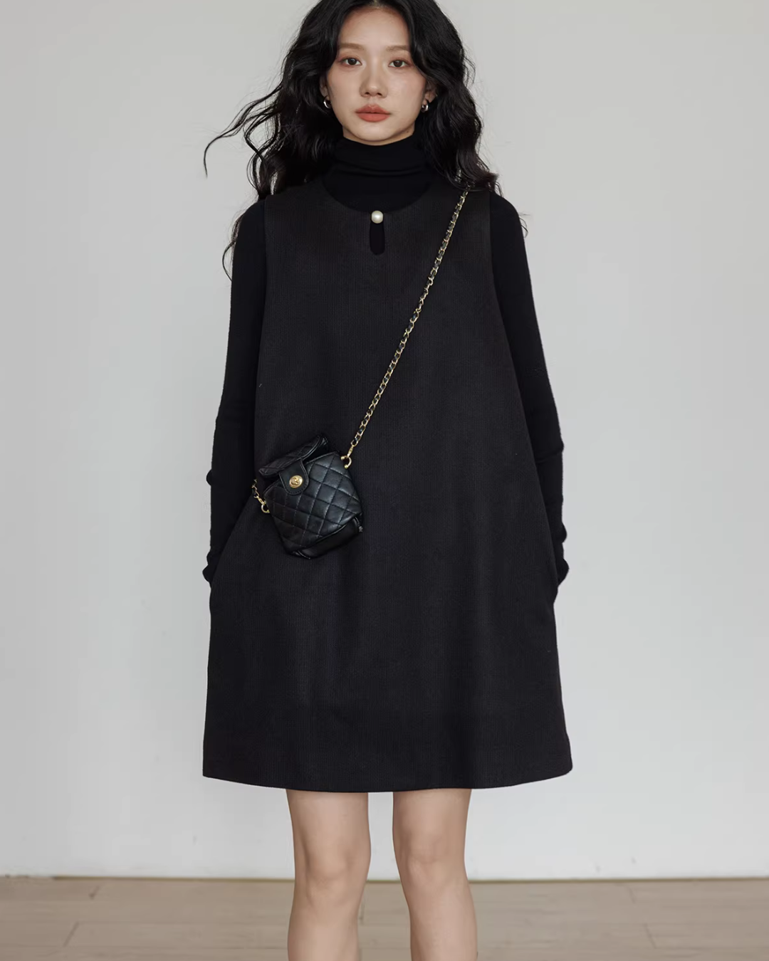 Crew Neck Vest Dress VAS0188