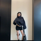 Loose-Fit Stand-Neck Jacket YLS1040