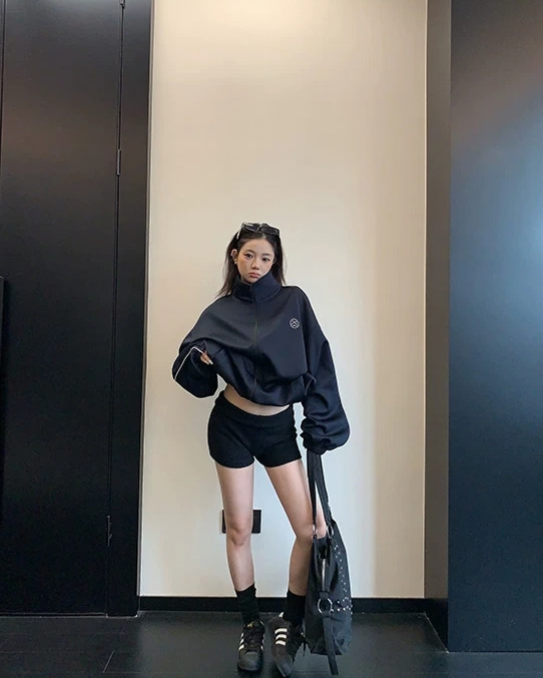 Loose-Fit Stand-Neck Jacket YLS1040