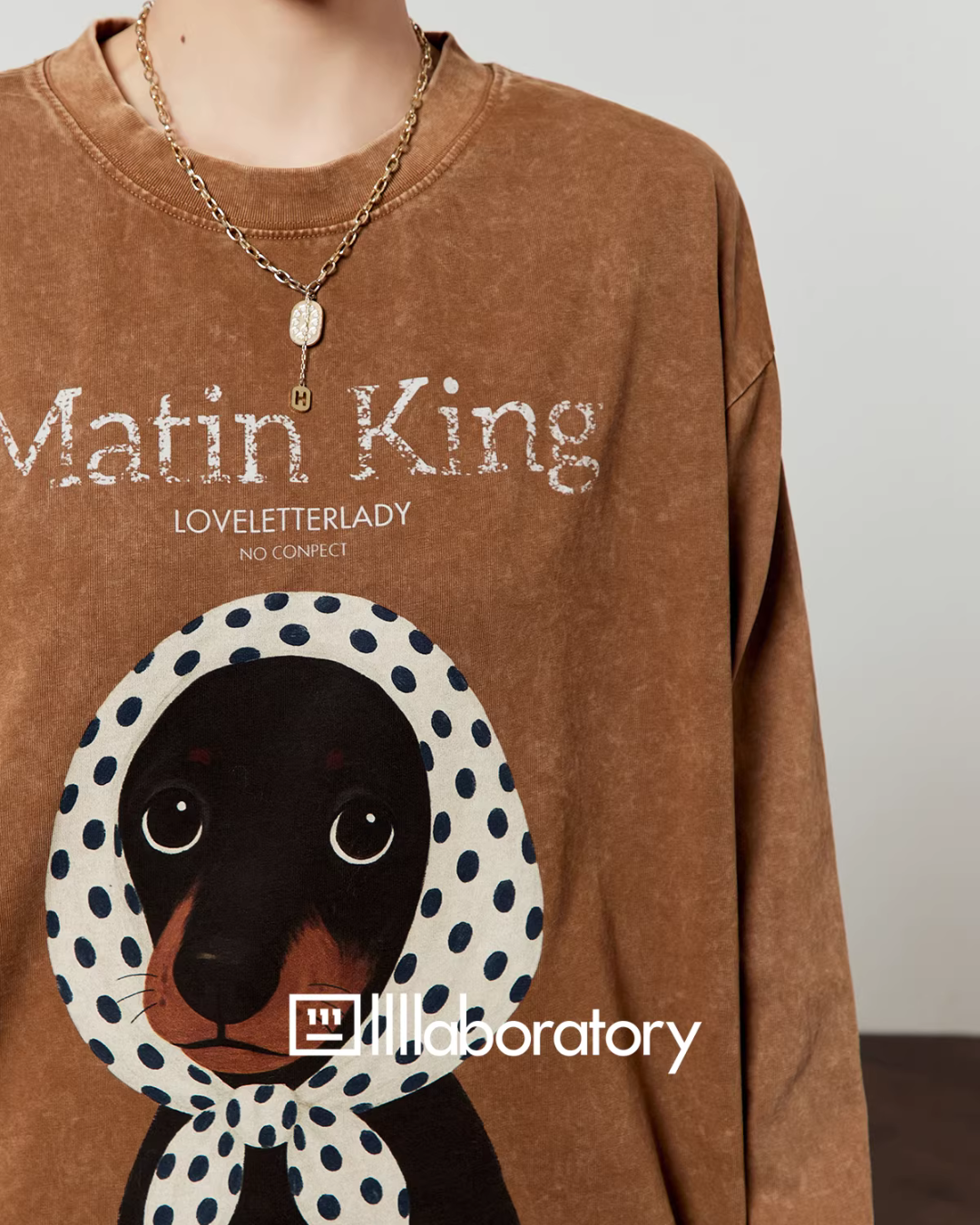 Dog Scarf Loose Hoodie LLA0599