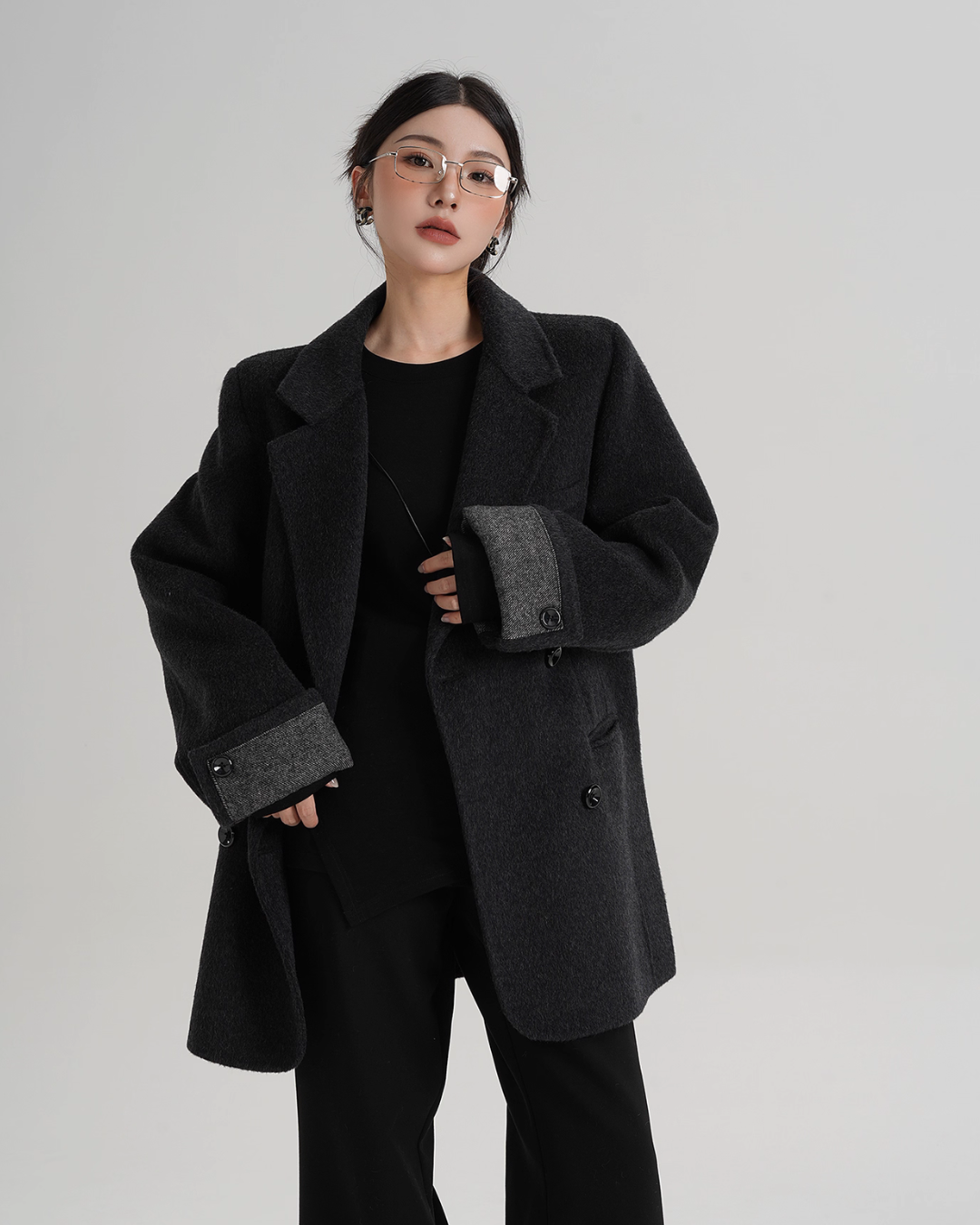 Back Sleeve Wool Blazer SRS0360