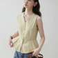 V-Neck Flare Stripe Vest VOE0004