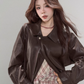 Brown High-End Leather Jacket WDB0014