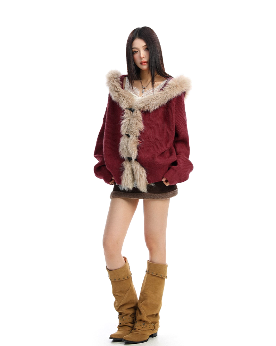 Fur Design Relax Knit BGS0030