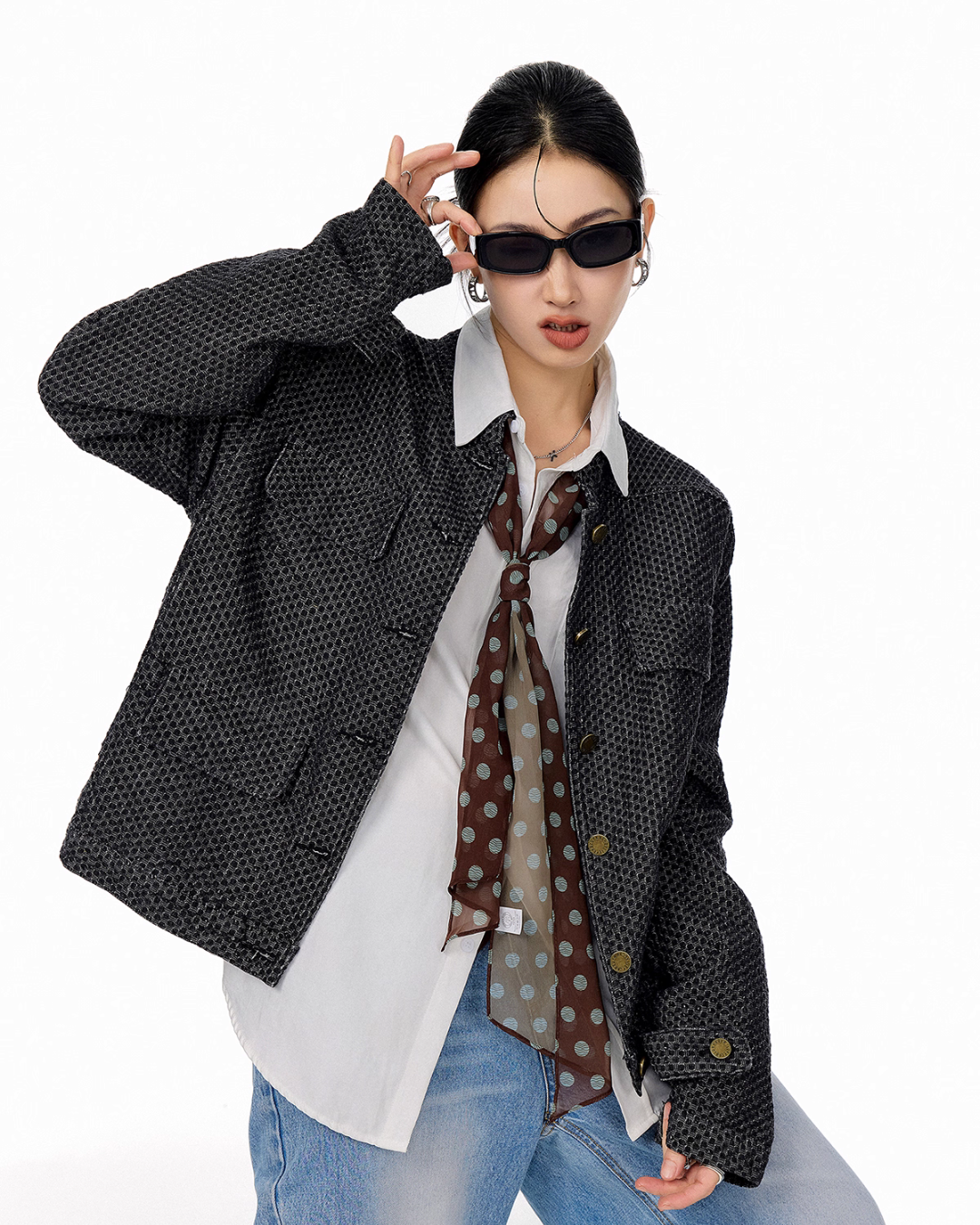 Fragrant Wind Denim Jacket ICM0094
