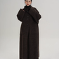 Mock Neck Long Coat SRS0407