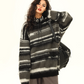 Multi Border Shaggy Knit WDZ0003