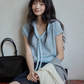 French Sleeve Knit Top SMS0027