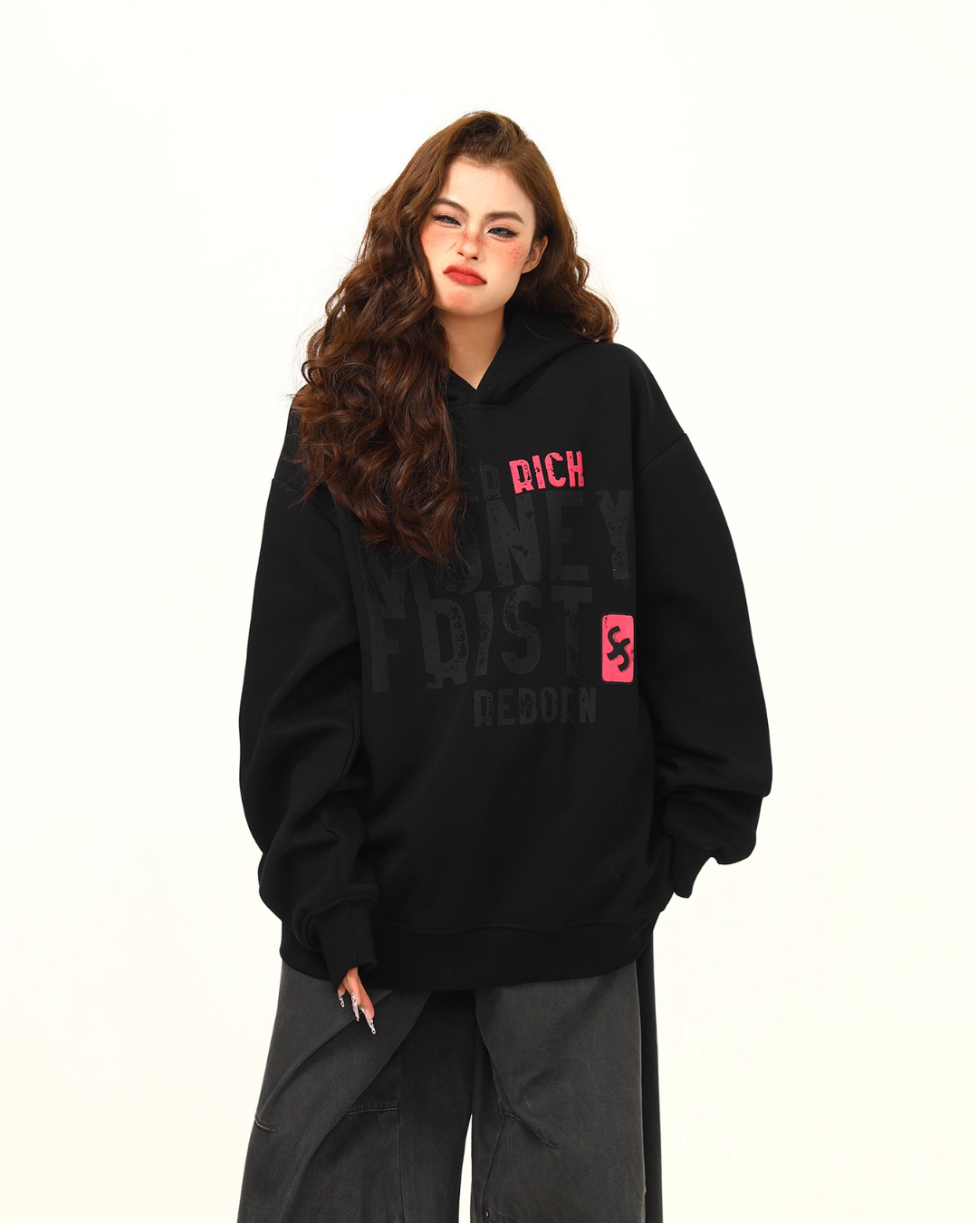 Big Logo Print Hoodie WDZ0040
