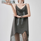 Lace Spliced Camisole Dress FER0074