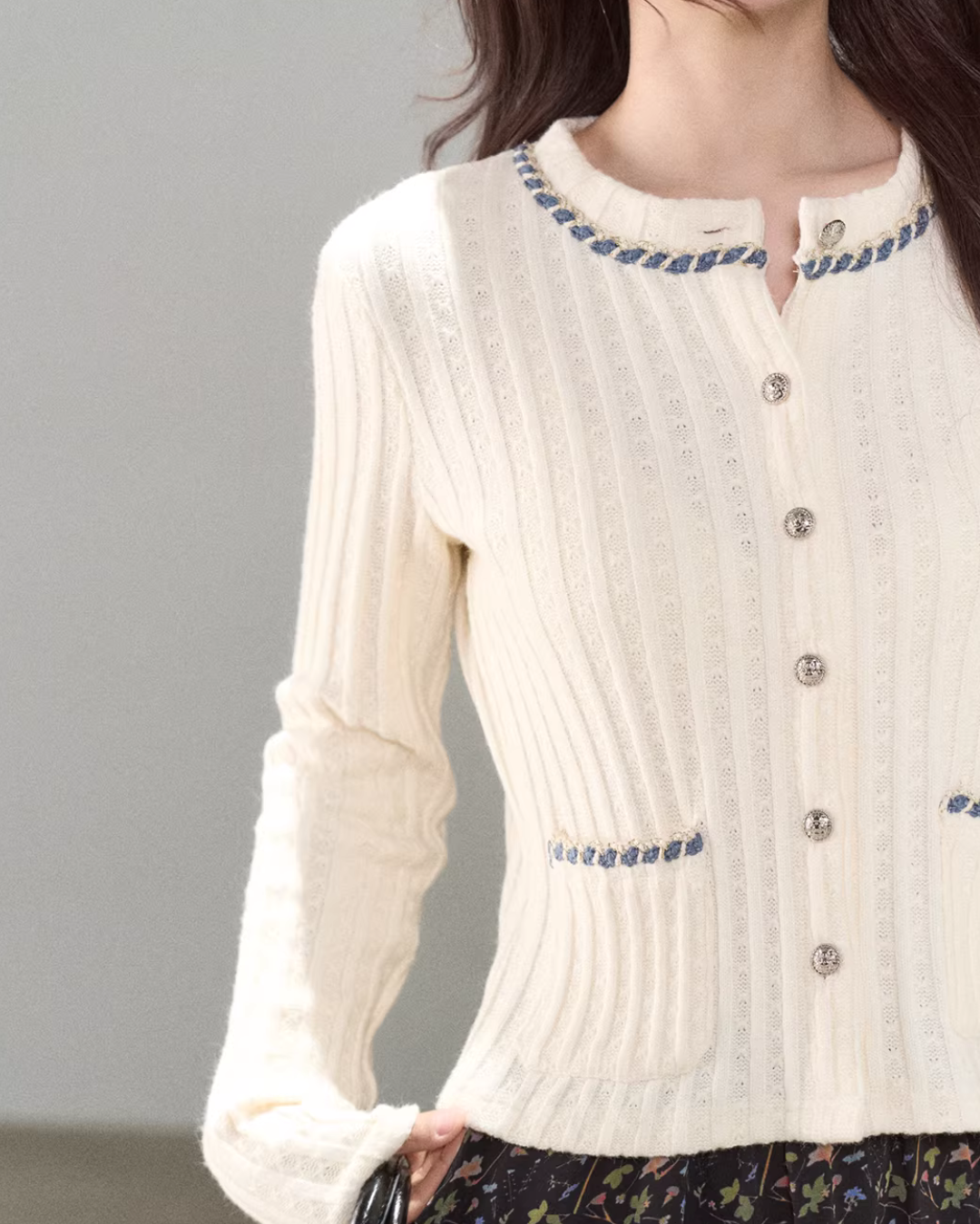 Round Neck Tight Knit Top WDB0025