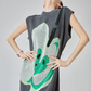 Green Apple Long T-Shirt Dress FER0002