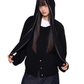 Rabbit Ear Studded Hoodie EZK0098