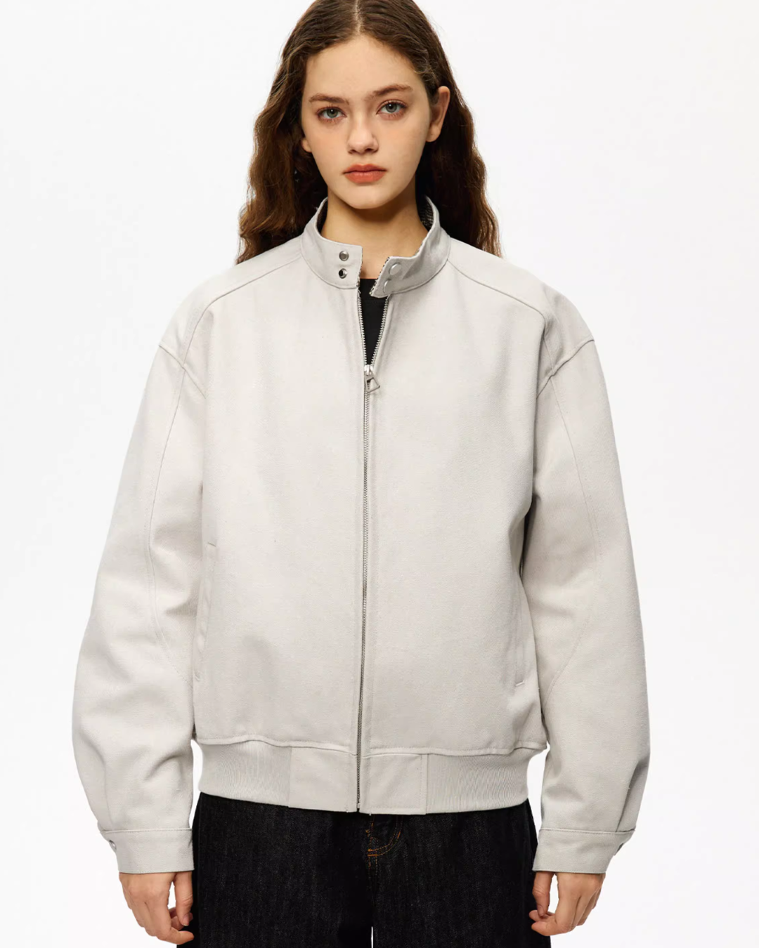 Stand Collar Basic Jacket NDC0009