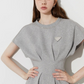 Slim Waist Sweat Dress DPY0001