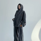 Fleece Zip-Up Hoodie / Fleece Wide Pants YLS1015
