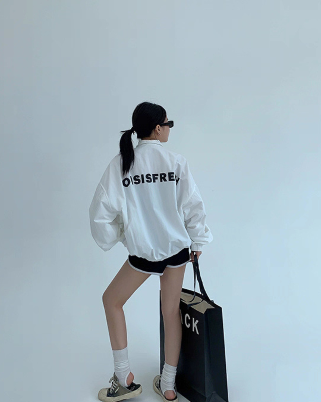 Back Logo Nylon Jacket YLS0906