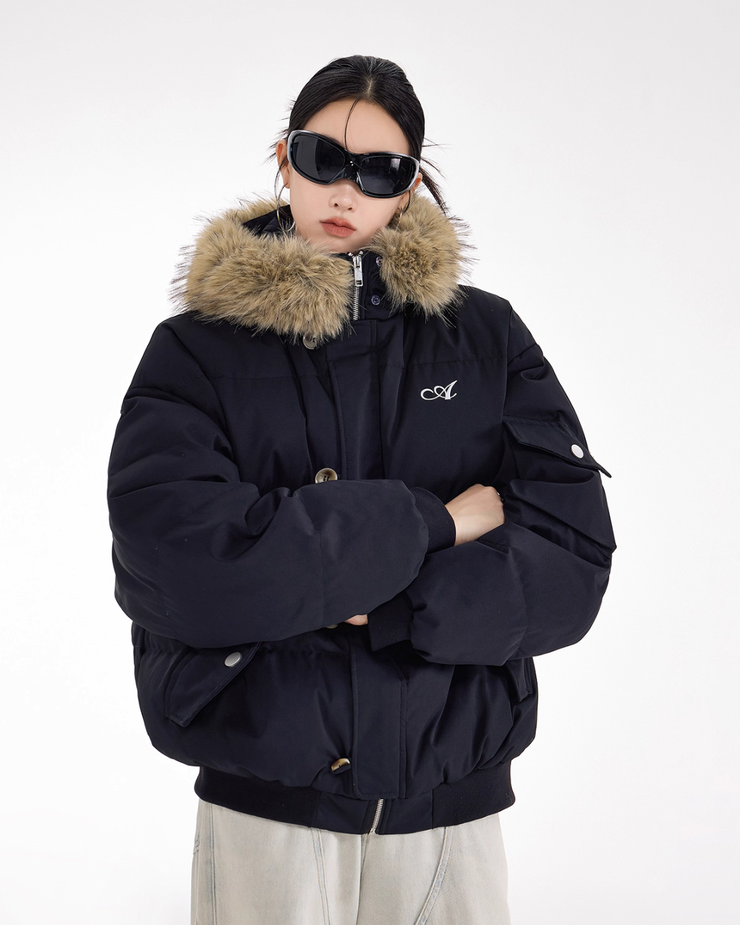 Fur Hood Down Jacket ICM0100