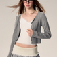 Crew Neck Button Cardigan AFD0014