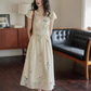 V-Neck Floral Flare Dress SMS0005