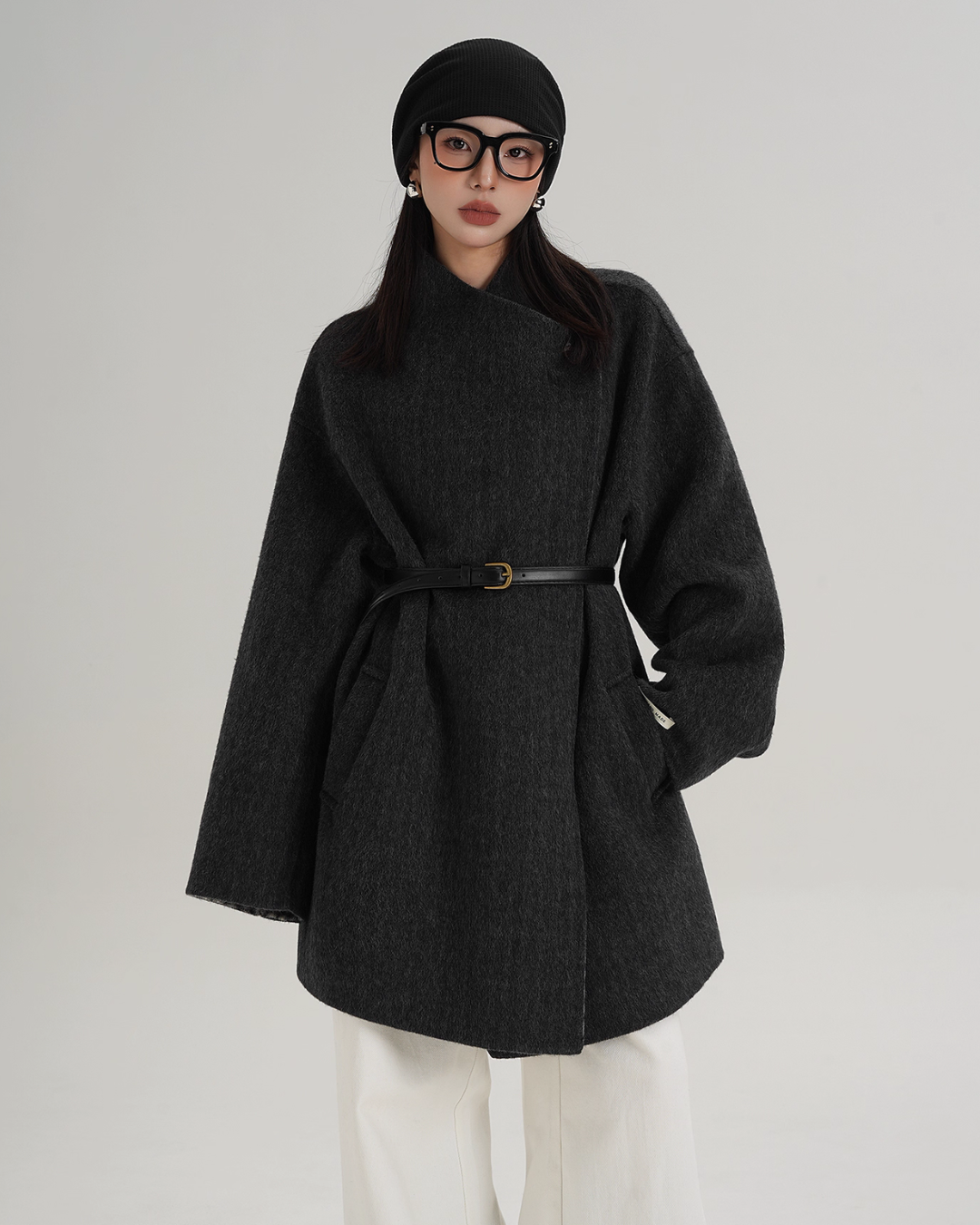 Mid Length Wool Coat  SRS0373
