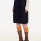 Trapezoid Denim Skirt MDB0008