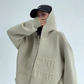 Embossed Logo Zip Hoodie YLS0910