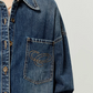 Retro Washed Denim Jacket / Straight Denim Pants LLA0017