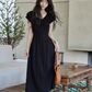 Puff Sleeve Long Dress SMS0023