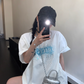 Glitter Logo Short Sleeve T-Shirt YLS0840