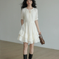 V-Neck Tiered Mini Dress VAS0201