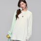 Strip Contrast Raglan Sleeve Tops ASG0046