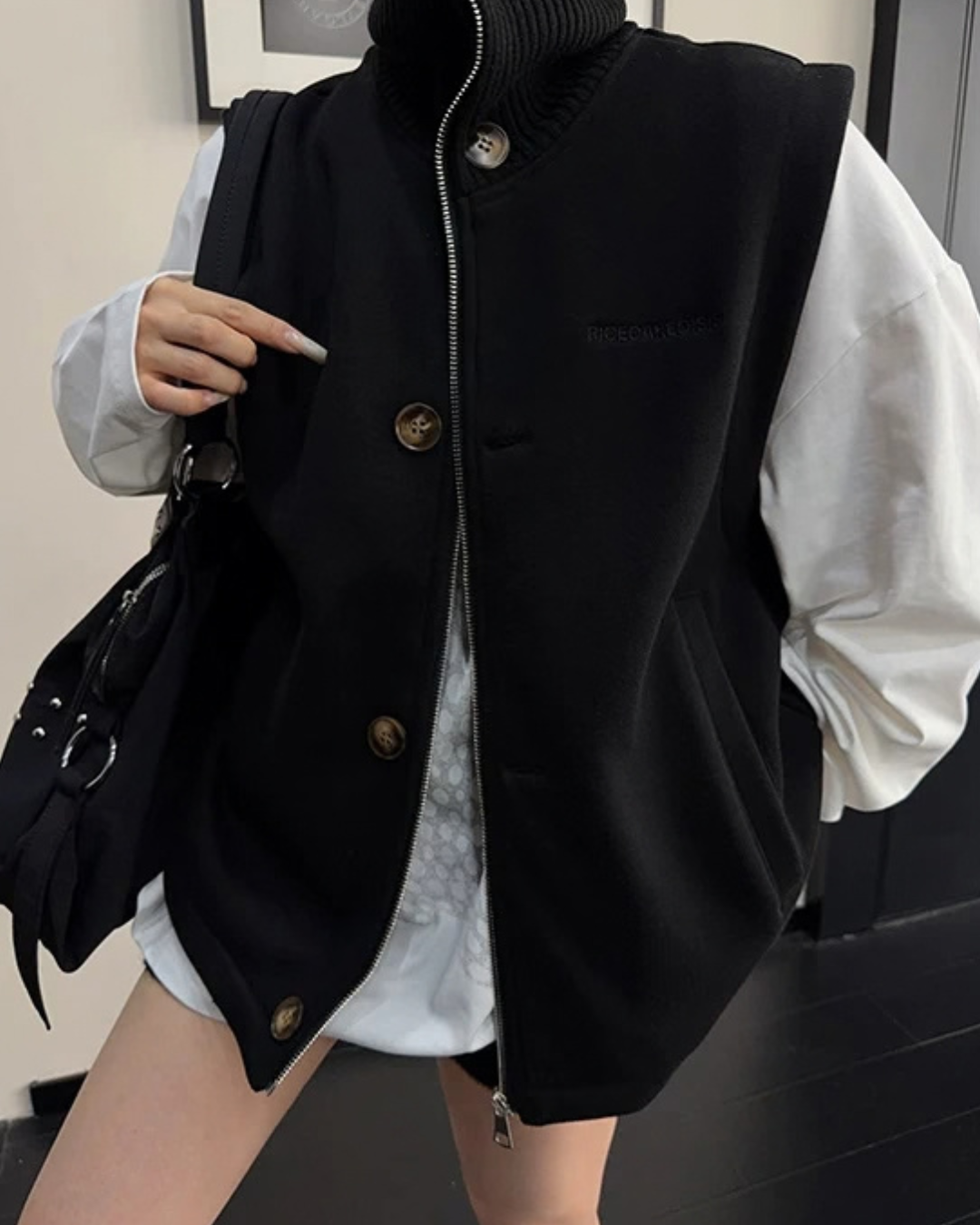 Stand Collar Vest YLS1046