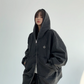Double Zip Hooded Jacket YLS0803