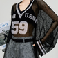 See-Through Mesh Pullover FER0253
