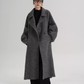 Stand Collar Long Loose Wool Coat SRS0361
