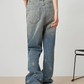 Gradient Wide Denim Pants FER0058
