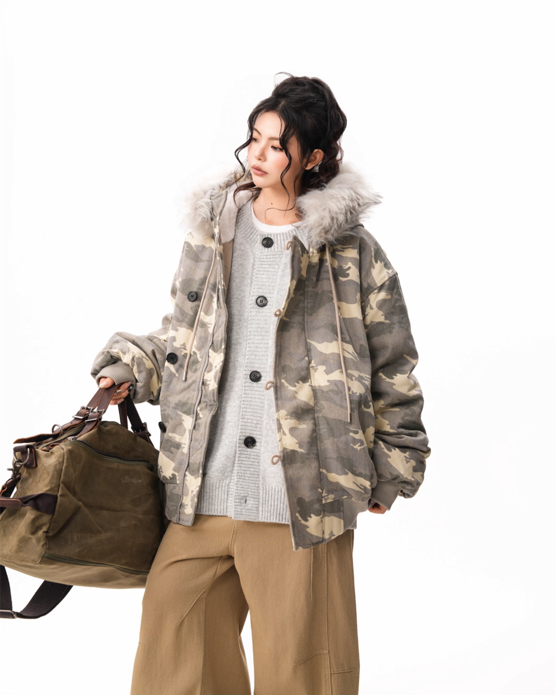 Fur Collar Cotton Jacket BWA0003