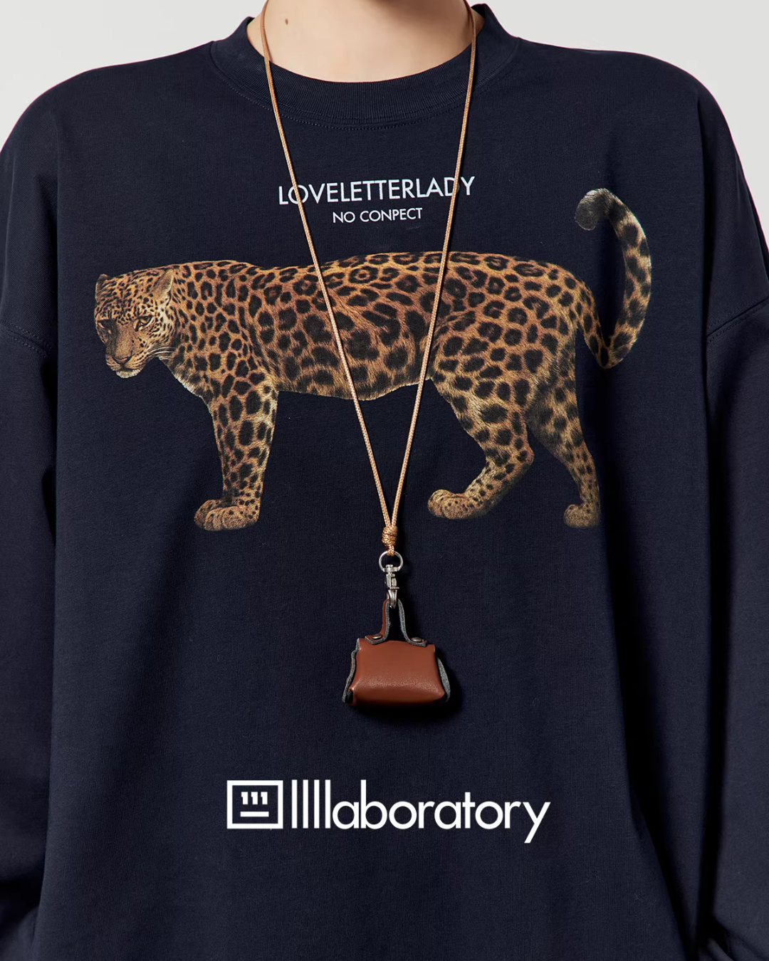 Leopard Print Long Sleeve / Leopard Print Wide Pants LLA0597