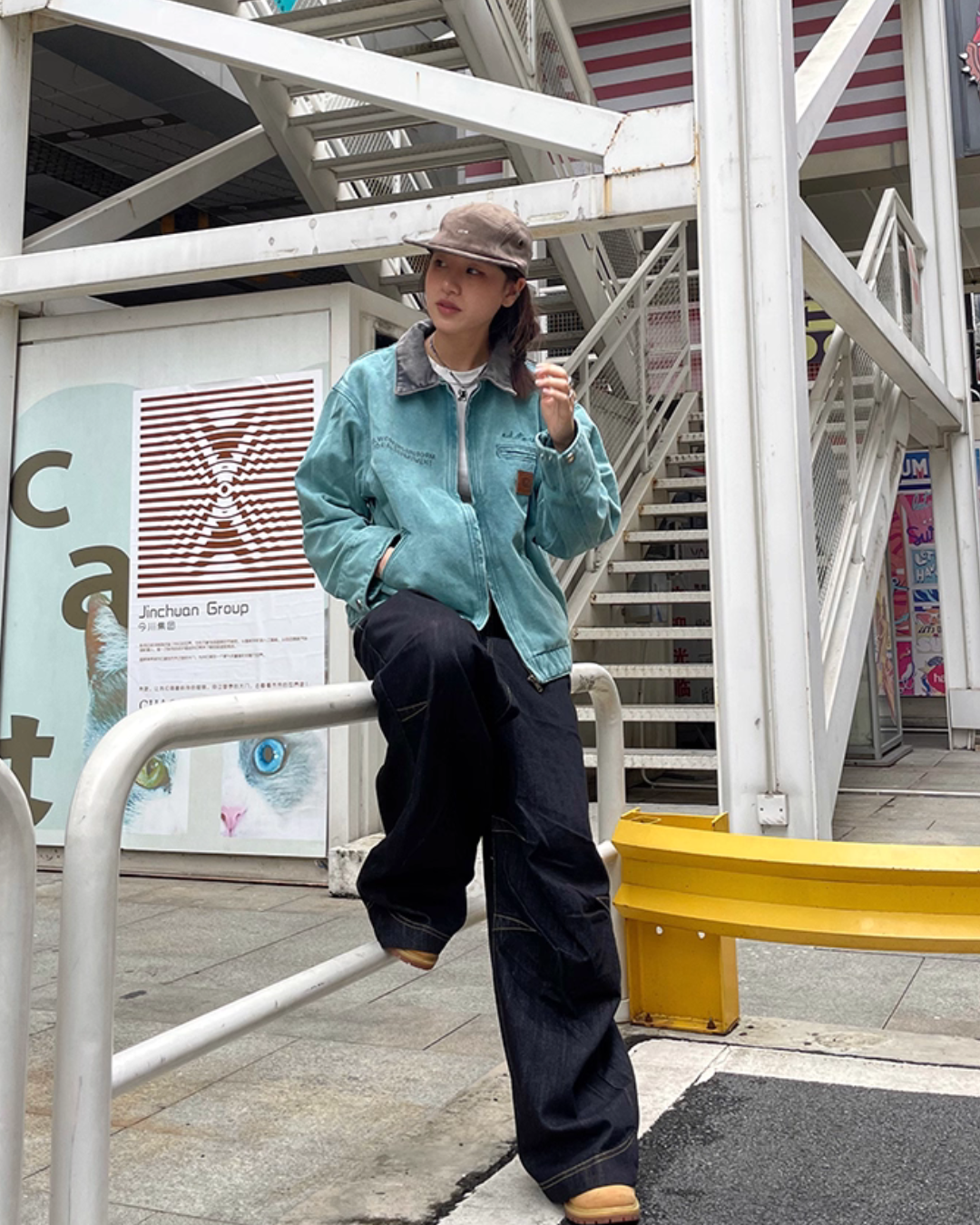 Vintage Denim Work Jacket CYE0063