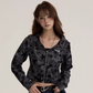 Star-Patterned Zip-Up Hoodie ONP0002