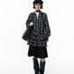 Plaid Ruffled Long Sleeve Shirt SHE0009