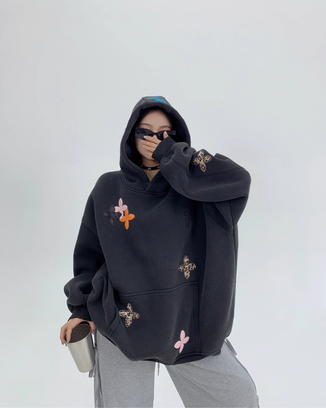 Flower Patch Pullover Hoodie YLS0563