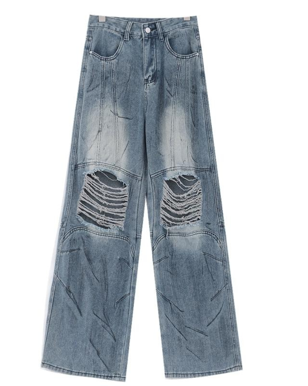 American Vintage Dirty Drape Denim Pants KNH0001