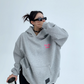 Pink Logo Pullover Hoodie YLS0697