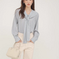 Bowtie Stripe Long Sleeve Shirt CHS0006